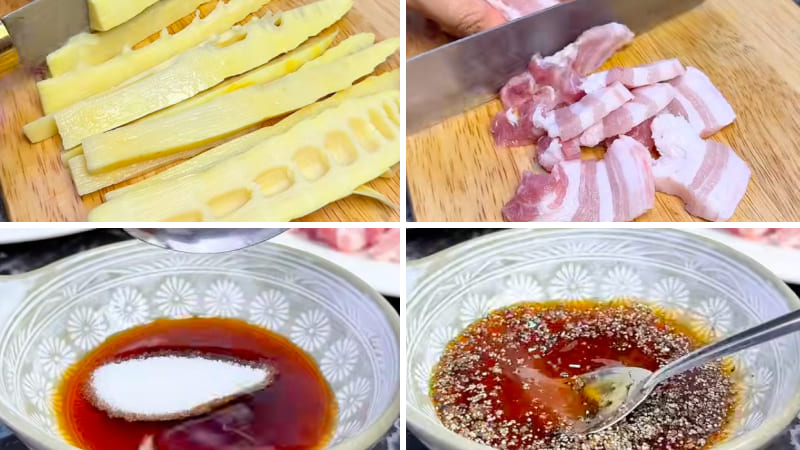 Bước 1: Sơ chế nguyên liệu