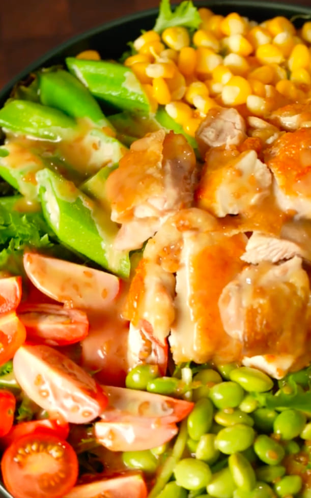 Cách làm salad gà giòn sốt mayonnaise ngọt thịt, thanh mát cực dễ