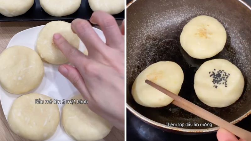 Nướng bánh sắn Nướng bánh sắn