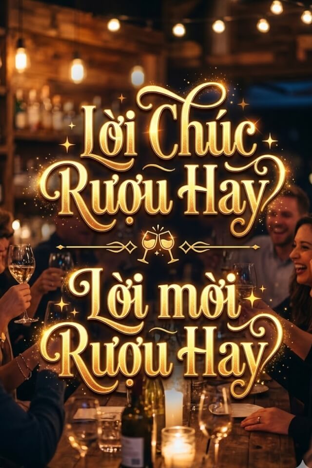 Tổng hợp lời mời rượu hay, dễ gây ấn tượng trong mọi cuộc vui
