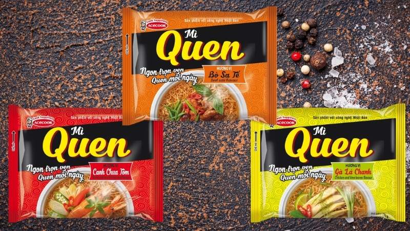 Mì Quen ngon đậm đà, giá bình dân, lý tưởng khi dùng làm món canh ăn kèm cơm nóng hổi Mì Quen ngon đậm đà, giá bình dân, lý tưởng khi dùng làm món canh ăn kèm cơm nóng hổi