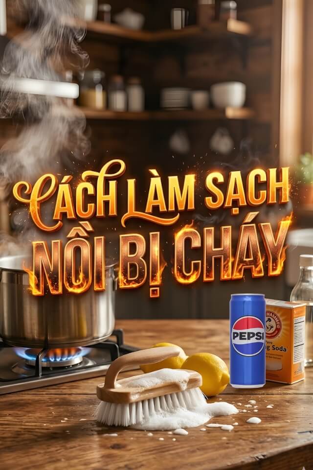 Nồi bị cháy làm sao hết? 10 cách làm sạch nồi bị cháy