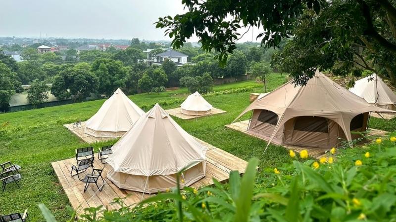 Khu glamping tại Sóc Sơn