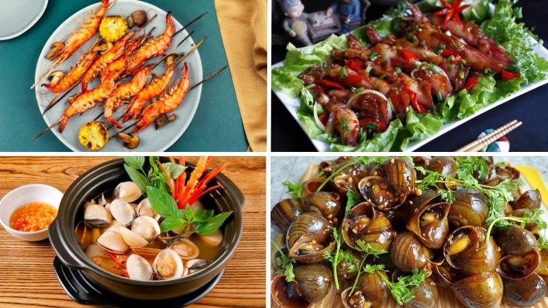 Món nhậu từ hải sản Món nhậu từ hải sản