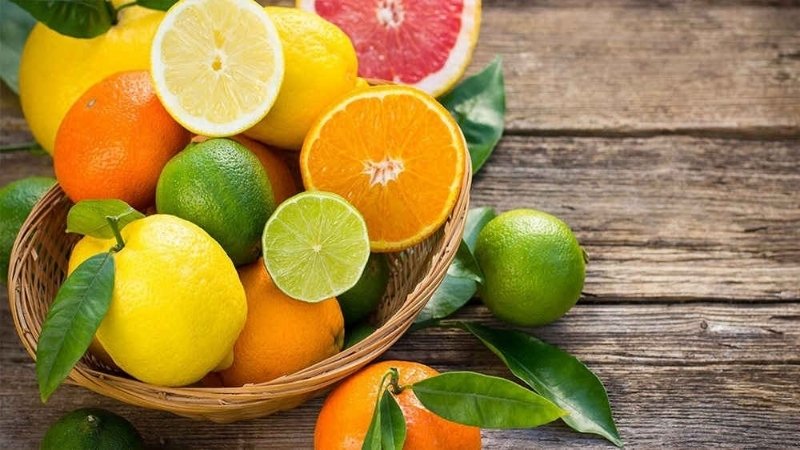 Trái cây họ cam chanh giàu vitamin C