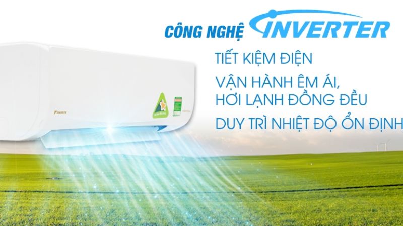 Sử dụng máy lạnh Inverter tiết kiệm điện Sử dụng máy lạnh Inverter tiết kiệm điện