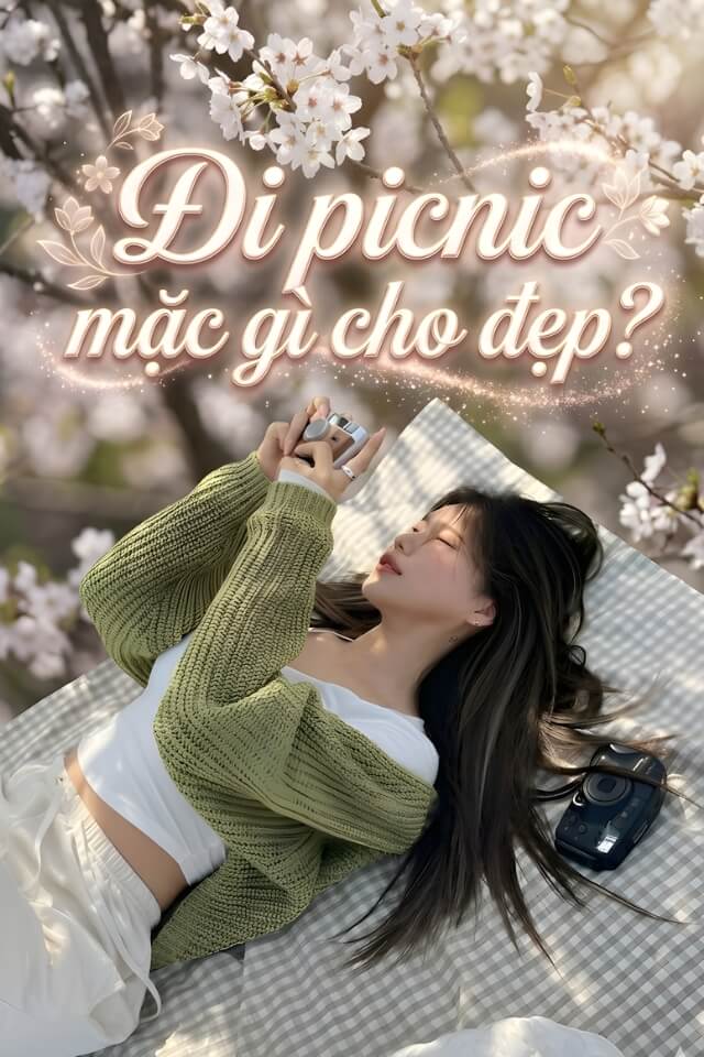 Đi picnic mặc gì cho đẹp? 10 outfit xinh xắn, dễ phối đồ