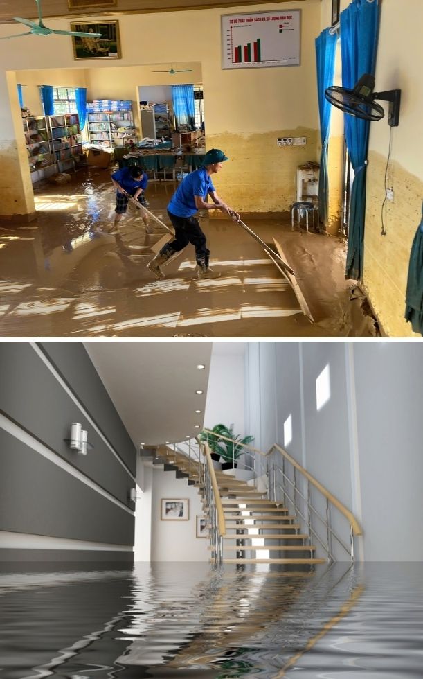 Những việc cần làm khi nhà bị ngập nước để giảm thiệt hại