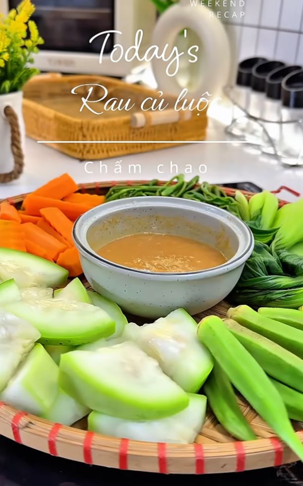 Hướng dẫn làm rau luộc thập cẩm chấm chao thanh đạm cho bữa chay
