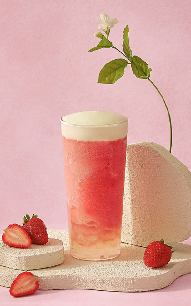 Công thức pha dâu sữa phô mai thơm béo, giải nhiệt ngày hè