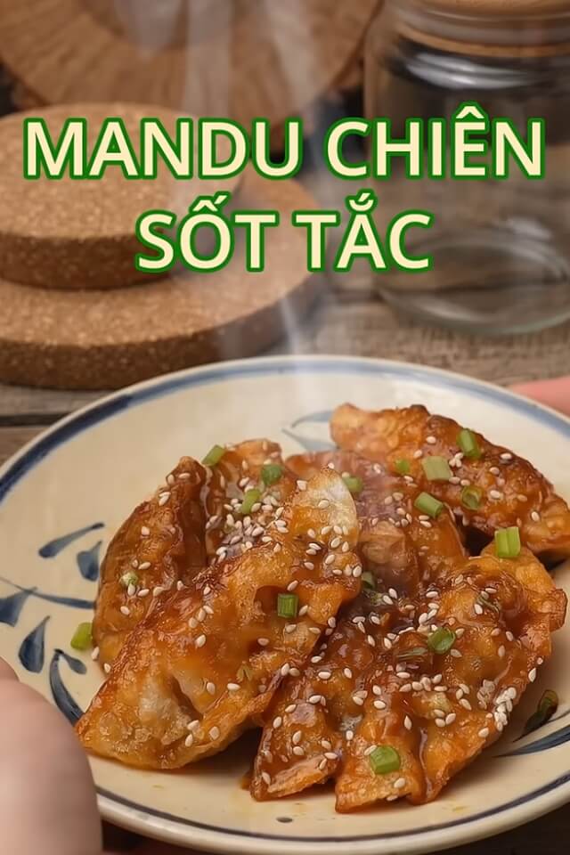 Công thức làm mandu chiên sốt tắc lạ miệng, bùi béo, ngon khó cưỡng