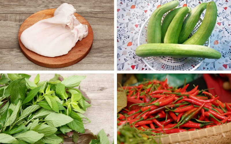 Danh sách nguyên liệu giúp chuẩn bị món ăn đầy đủ và ngon miệng.