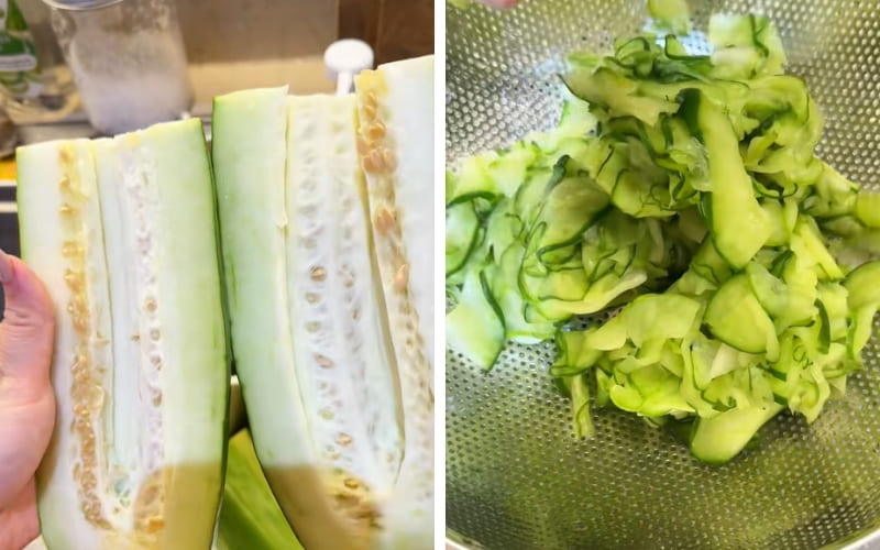  Dưa gang được xử lý đúng cách để giữ độ giòn tự nhiên.