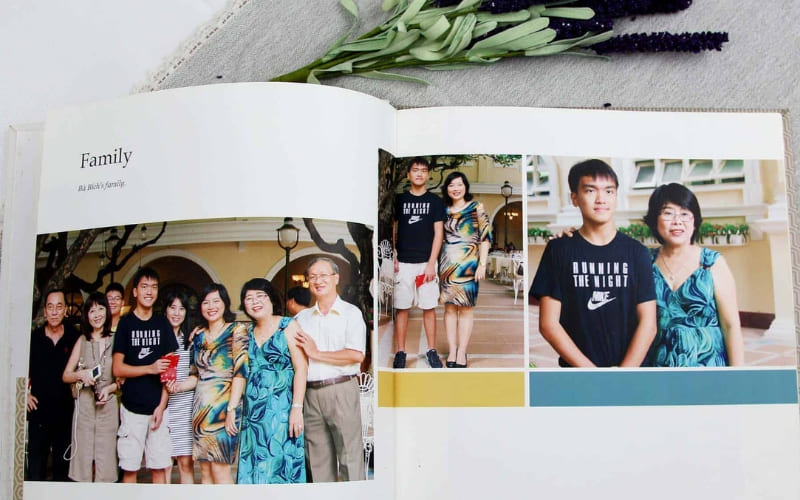 Album lưu giữ khoảnh khắc gia đình đầy ý nghĩa.