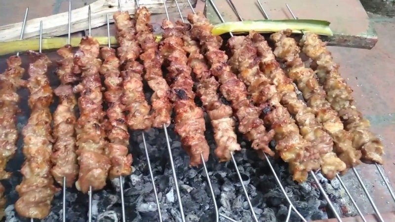 Thịt nướng than hoa