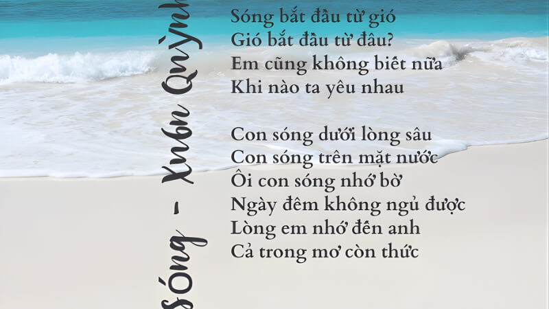 Những bài thơ tình Xuân Quỳnh hay nhất