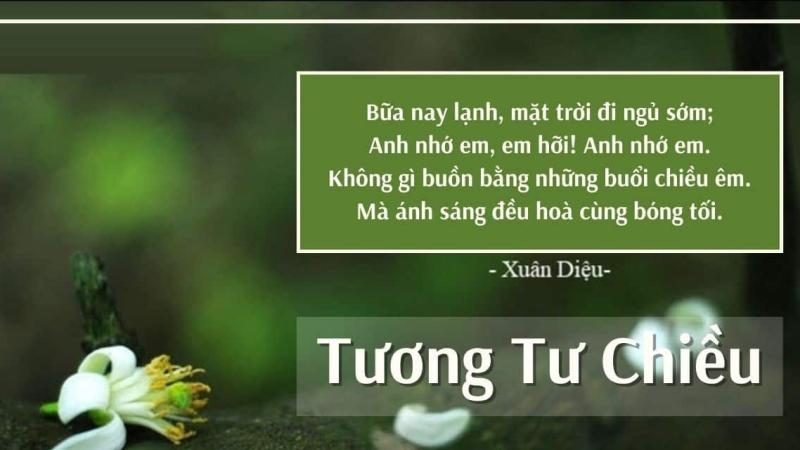 Tương tư chiều - Xuân Diệu