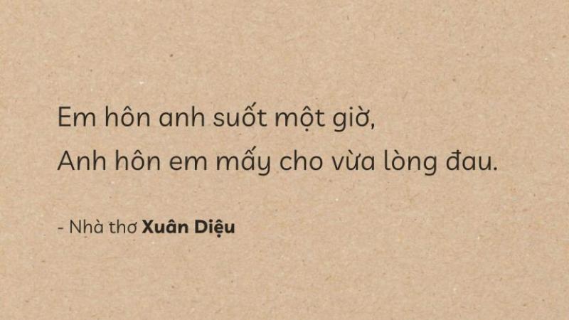 Hôn - Xuân Diệu