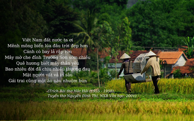 Ứng dụng thơ về Tổ quốc