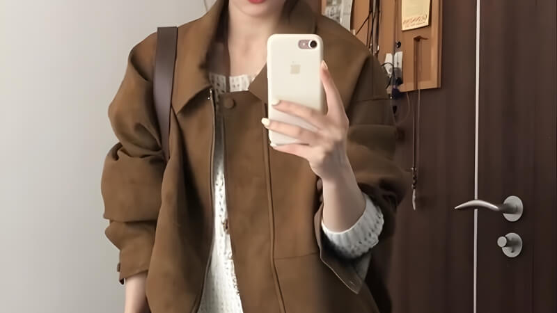 Áo blazer da nâu cho cô nàng công sở