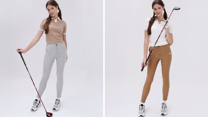 Mix cùng áo Polo dệt kim: Xu hướng Quiet Luxury