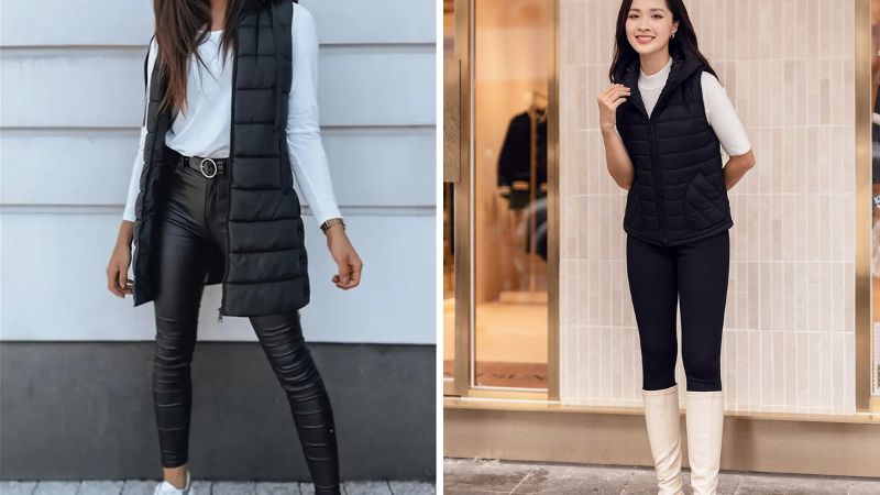 Kết hợp cùng áo gile (Vest): Sự phá cách hiện đại