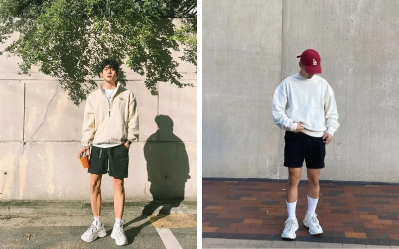 Outfit này giúp tổng thể nhẹ nhàng, tinh tế, chuẩn Hàn