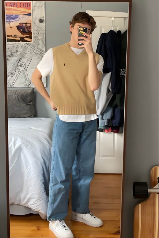 15+ cách phối đồ với áo len nam đẹp, ấm áp và phong cách