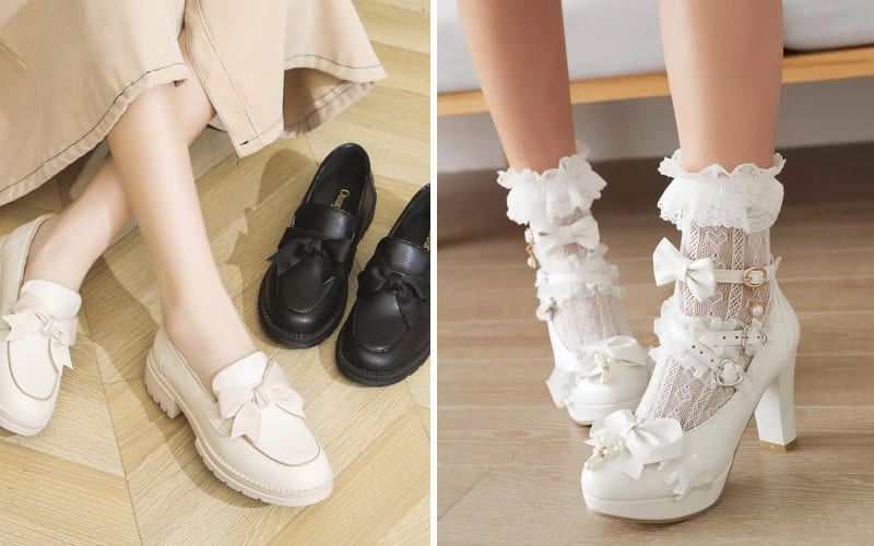Các kiểu giày búp bê Lolita phổ biến