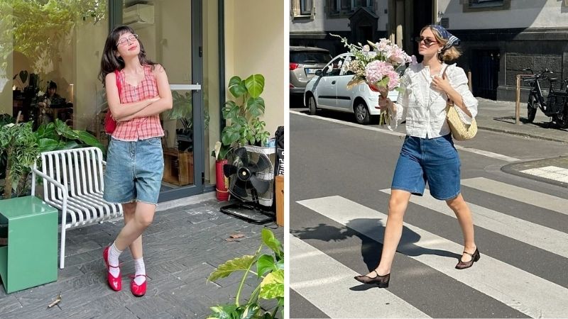 Giày Mary Jane đế thấp hợp với dáng người thấp