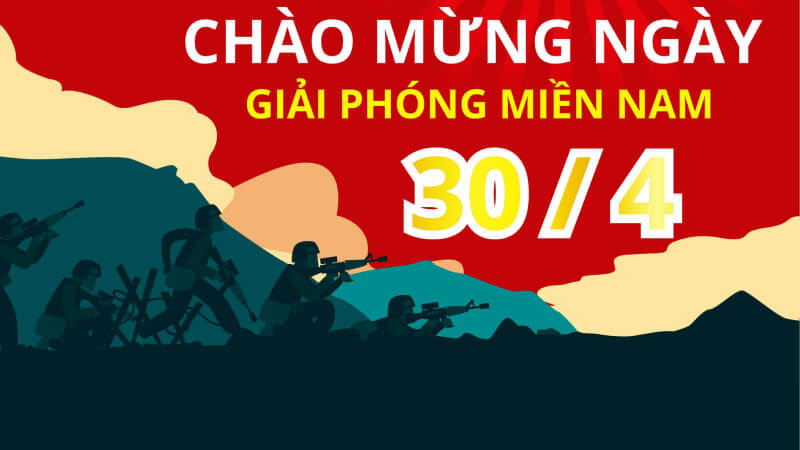 STT 30/4 ngắn gọn đăng Facebook