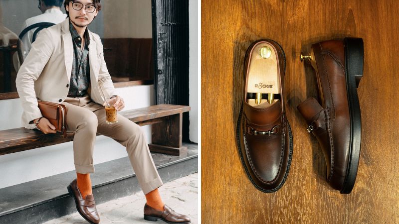 Nguyên tắc phối đồ với giày loafer nam