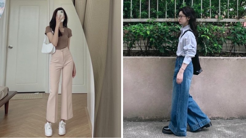 Chọn quần cạp cao trên rốn