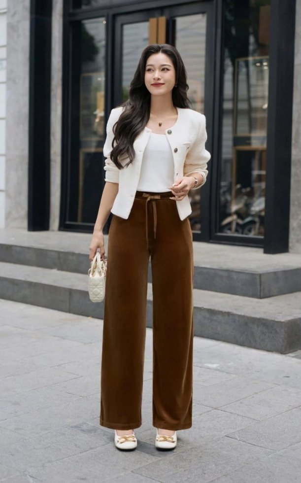 20+ cách phối đồ với quần ống suông nữ công sở hack dáng cực đỉnh