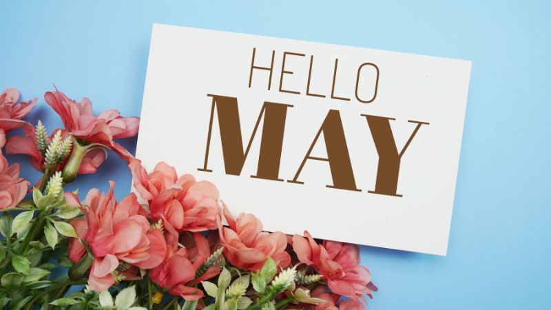 STT chào tháng 5 bằng tiếng Anh