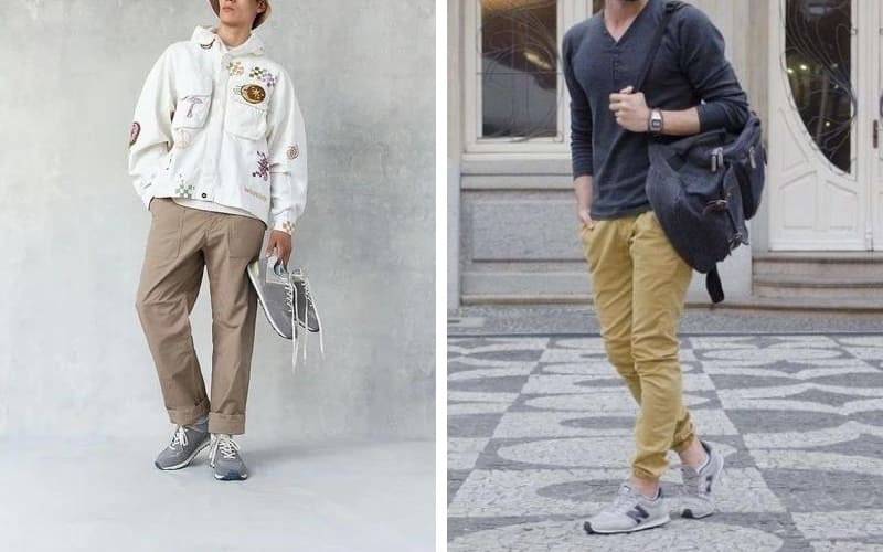 Quần chinos mang lại vẻ ngoài lịch sự, hiện đại