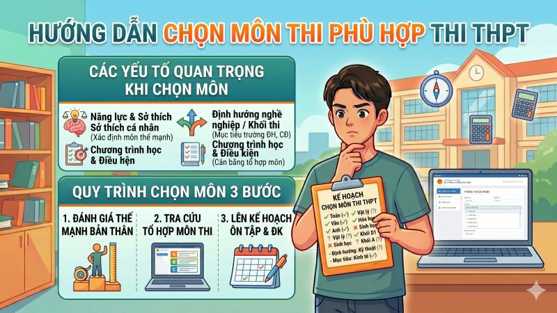 Chọn môn thi THPT phù hợp