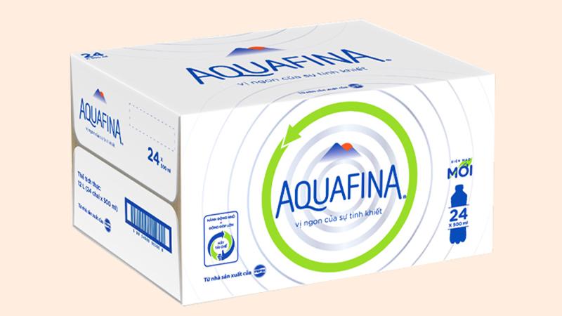 Thùng 24 chai nước tinh khiết Aquafina 500ml