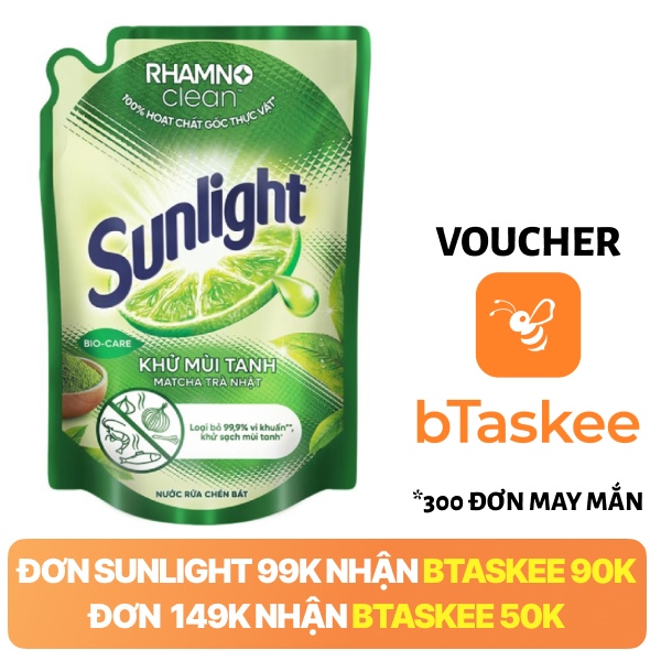 Nước rửa chén Sunlight matcha 1.9 lít