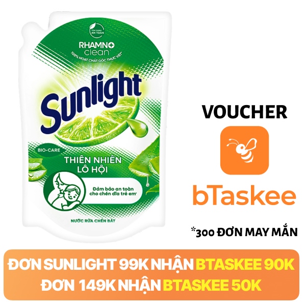 Nước rửa chén Sunlight lô hội 1.9 lít