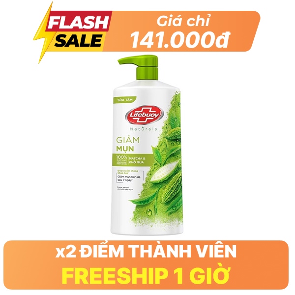 Sữa tắm Lifebuoy matcha & khổ qua 784ml