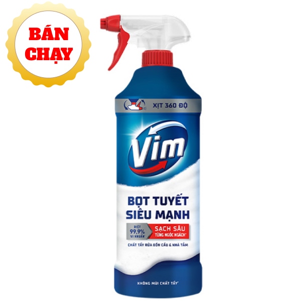 Xịt bọt tuyết VIM siêu mạnh 500ml