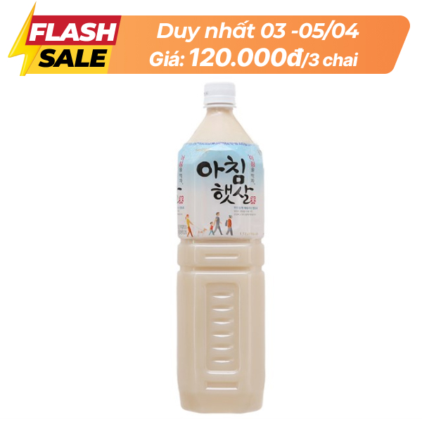 Nước gạo rang Woongjin 1.5 lít