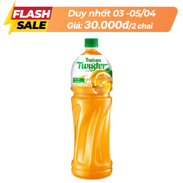 Nước cam ép Twister Tropicana 1 lít