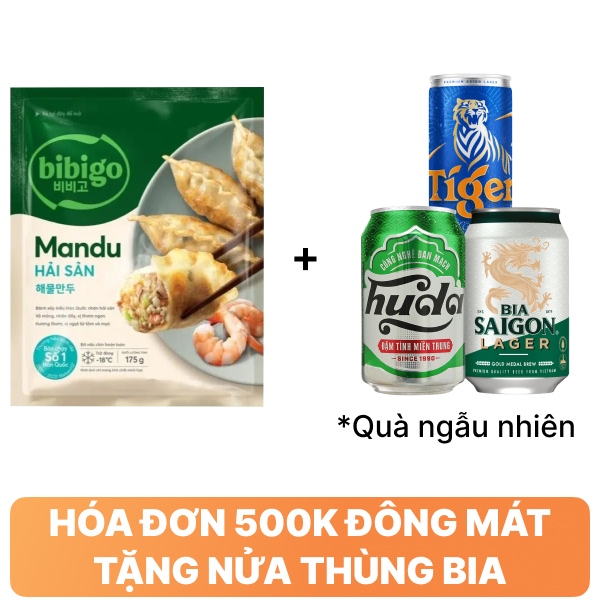 Bánh xếp hải sản Bibigo 175g