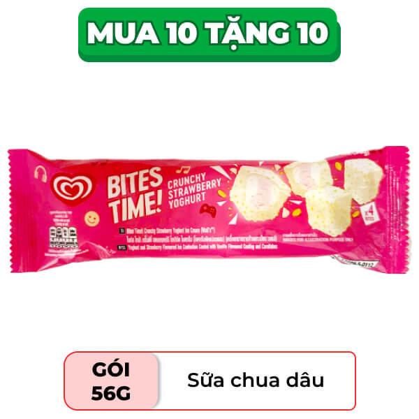 Kem sữa chua dâu Wall's 56g