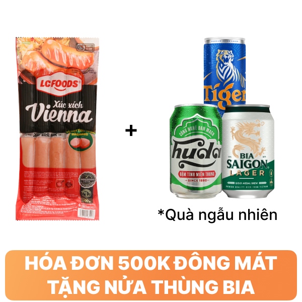 Xúc xích Vienna LC FOODS gói 500g