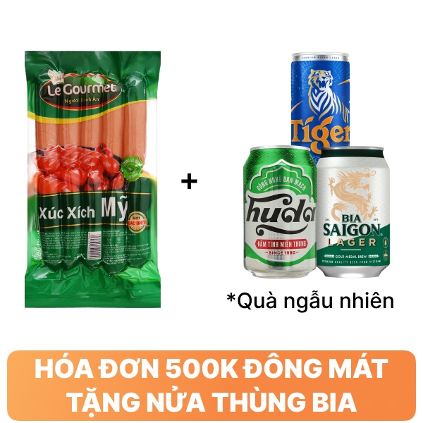 Xúc xích Mỹ Le Gourmet gói 500g