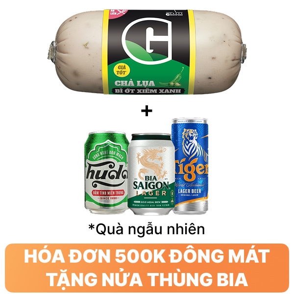 Chả lụa bì ớt xiêm xanh G Kitchen cây 450g