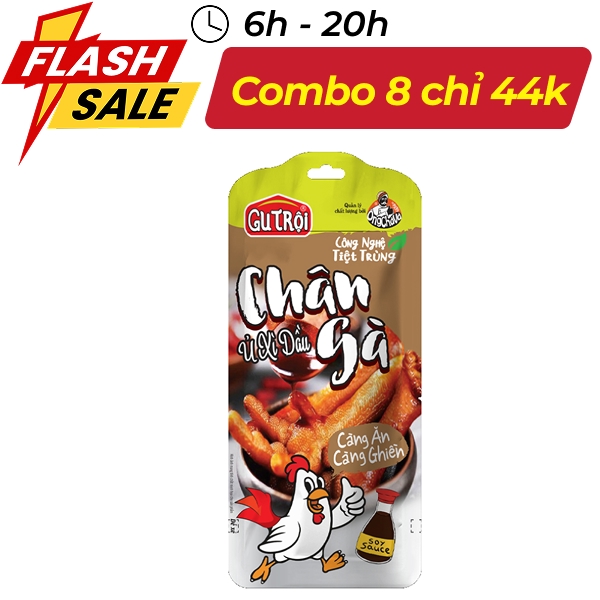 Chân gà ủ xì dầu Ông Chà Và Gu Trội gói 33g